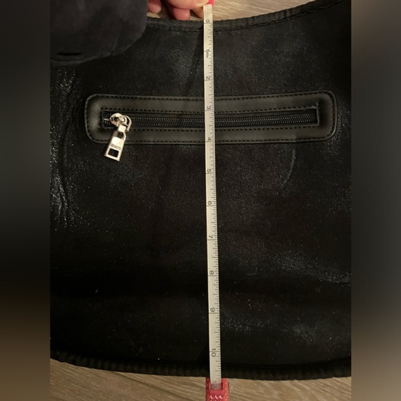 Jen & Co. black shimmer neoprene medium crossbody NWOT - Picture 11 of 13